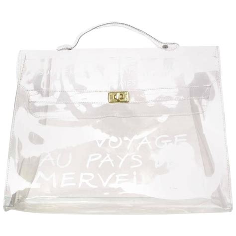 hermes tasche kelly transparent|clear Hermes kelly bag.